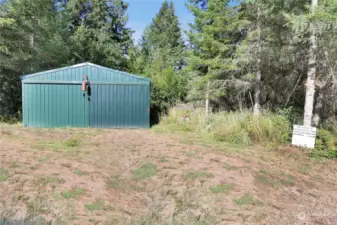 Metal Pole Barn for hay and equipment storage