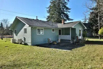 There is also an exterior door on rear of home to the mud/laundry room!