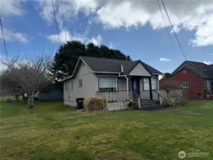 NW Corner of large lot