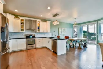 Beautiful wide plank floors
