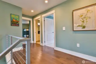 Spacious landing
