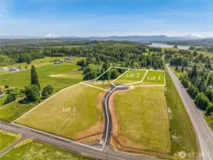Approximate lot lines. 4 lots available.