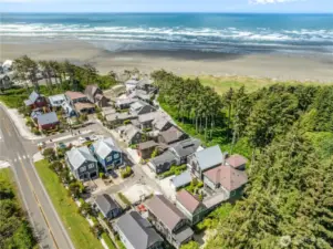 Aerial showing proximity to ocean