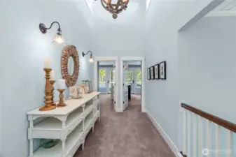 Upper level hallway