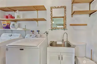 Laundry Room, The Washer and Dryer will stay with the home.