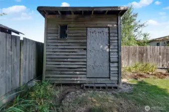 Functional Storage Shed.