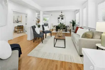 Large space for entertaining