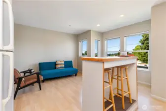 Custom island with additional storage