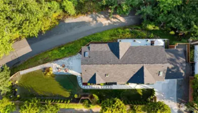 Abundant guest parking behind the home