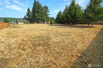 Another view of the HUGE lot!