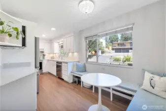 Kitchen eating area