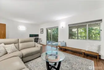 Access to downstairs covered patio