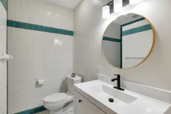 Downstairs Bathroom with Shower