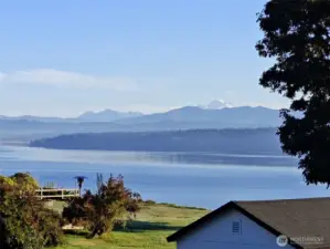 Mount Baker in all its glory can be seen from the home.