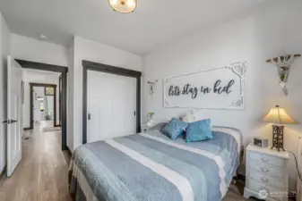 Spacious second bedroom.