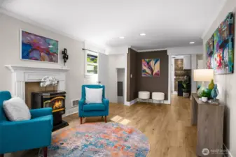 Spacious, open layout.