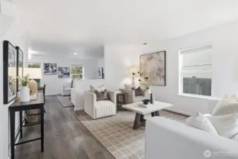 Large living area as you enter the home.