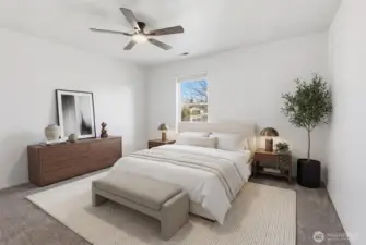 3rd bedroom is also a generous size.