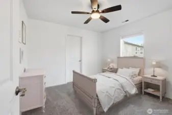 4th bedroom with additional walk-in closet.