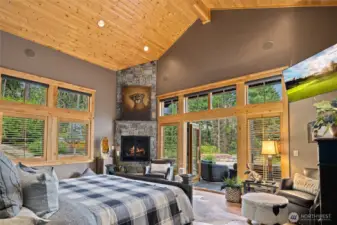 Main floor Primary bedroom