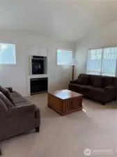 Propane fireplace