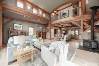 Living Room & Balcony