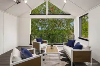 Photo from model home with similar floor plan
