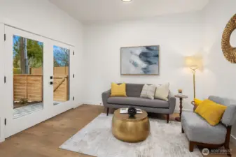 Photo from model home with similar floor plan