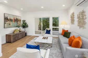 Photo from model home with similar floor plan