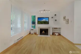 Living Room with Fireplace