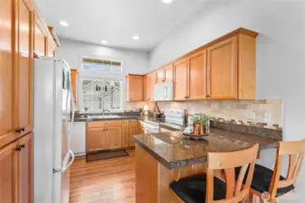 Open concept design with that light and bright feel.