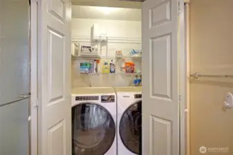 Updated Washer/Dryer, Storage, and Water Heater~