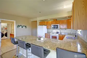 Slab Counters & Open Kitchen~