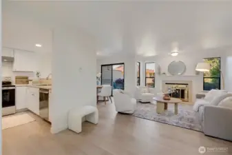 Bright & open living space!