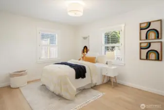 Spacious bedroom 1 on main level