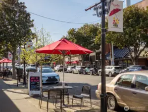 Nearby shops, restaurants, and services in "The Village"