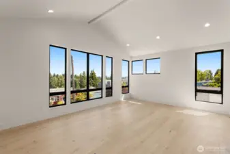 You will love the natural light and views