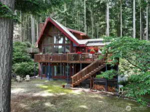 Welcome to your own island sanctuary! Three levels of light filled living with an abundance of windows. This is the eastern side of your home. Join us for an open house Saturday, 8/23 from 1pm - 3 pm.