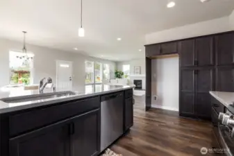 Lots of pantry space on this wall.