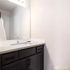 Powder room on main floor