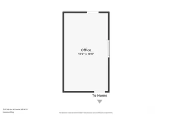 Detached office / workout room