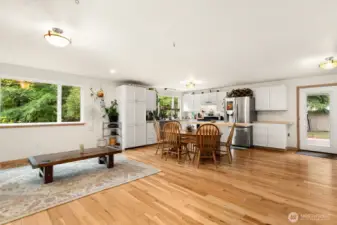Front room leads to the nearly 4.5 acre backyard. Projects and adventures await!