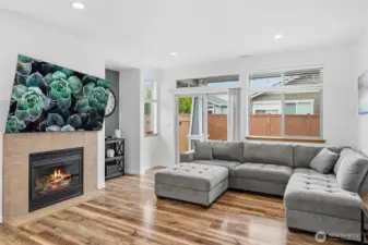 Cozy up to a warm fire