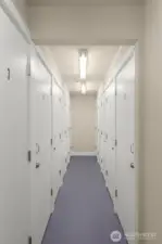 Storage unit #13 located on main floor.