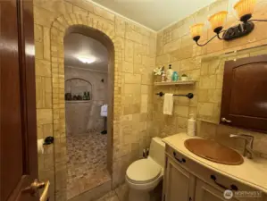 Main floor bath fit for a King or Queen