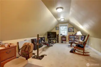 The Bonus Room is Currently Used as an Office & TV Room.