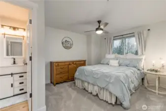 Primary suite upstairs