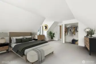 Upstairs Suite - Virtually Staged