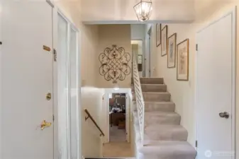 3 bedrooms, and 2 bathrooms upstairs