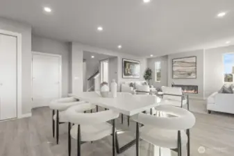 Photos of Model home. Not actual home.